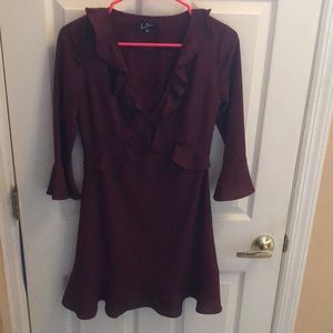 Lulus V-neck Dress Sz Small